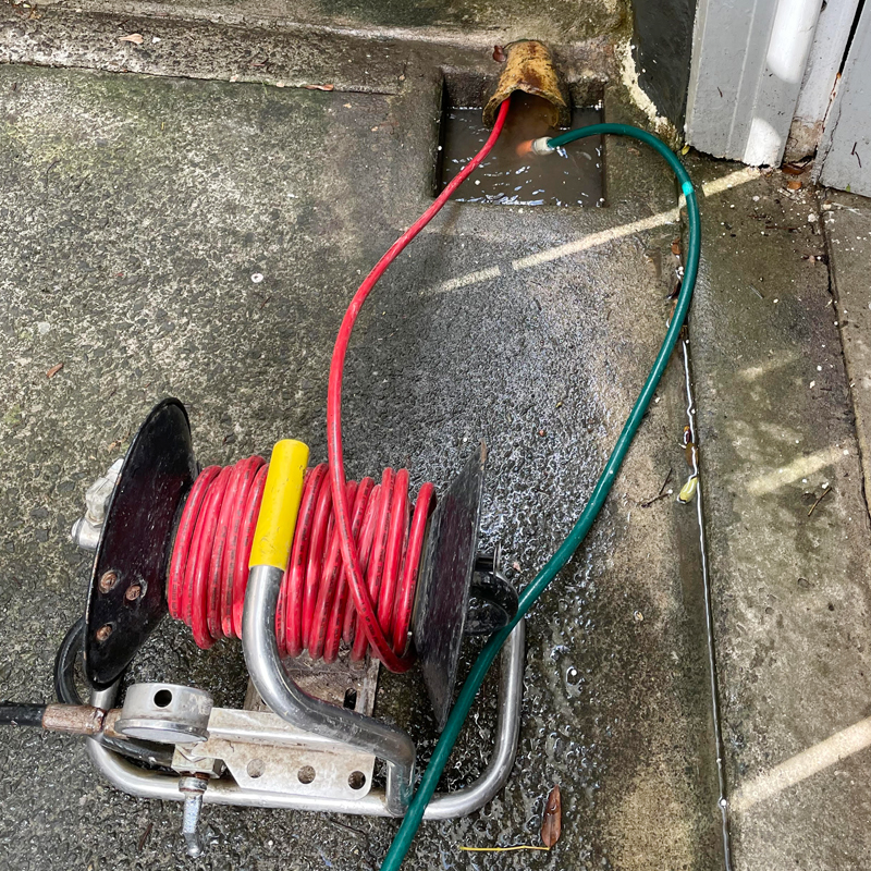 Hot water cylinder inside the home